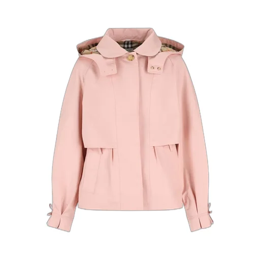 Burberry Kids Hooded Trench Jacket