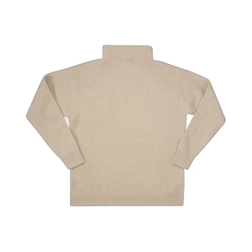 Brunello Cucinelli Kids Mock-Neck Ribbed-Knitted Jumper