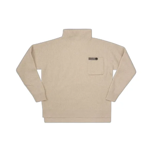 Brunello Cucinelli Kids Mock-Neck Ribbed-Knitted Jumper
