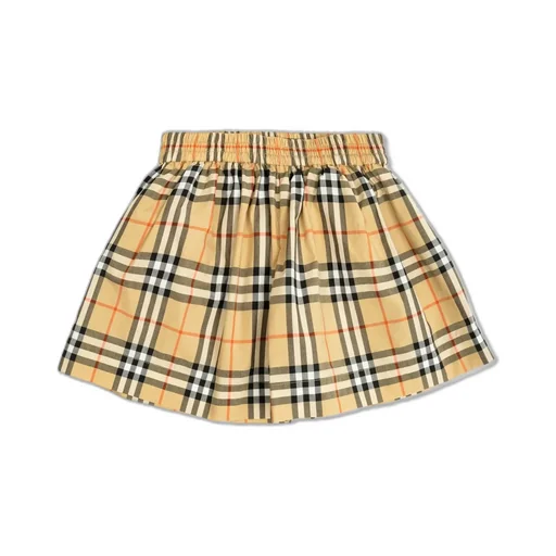 Burberry Kids Check Pattern Elasticated Waist Shorts
