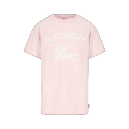 Burberry Kids Logo Printed Crewneck T-Shirt