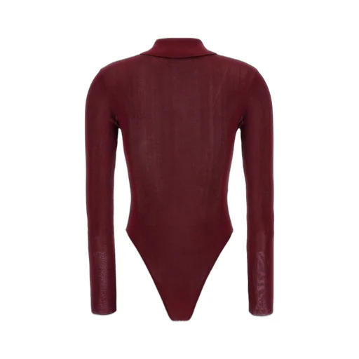 Self-Portrait Button-Down Knitted Bodysuit