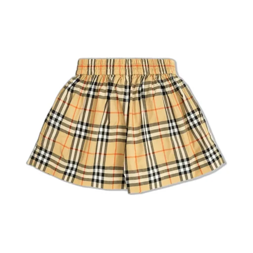 Burberry Kids Check Pattern Elasticated Waist Shorts