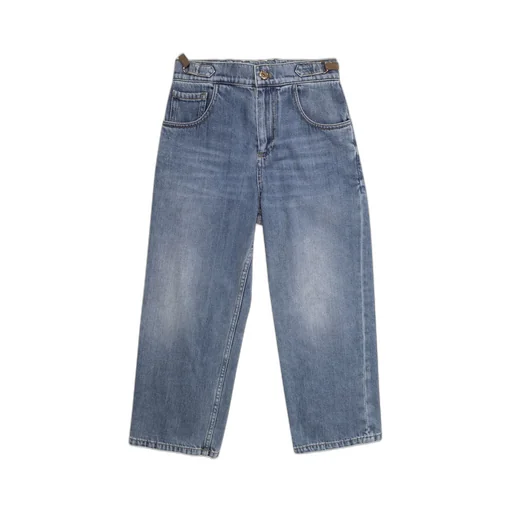 Brunello Cucinelli Kids Straight Leg Jeans