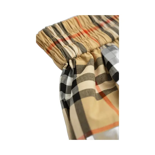 Burberry Kids Check Pattern Elasticated Waist Shorts