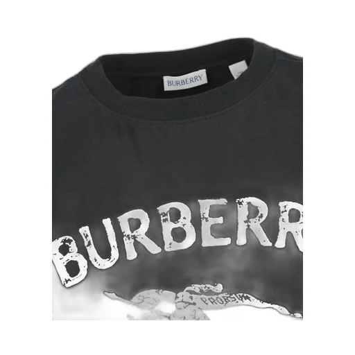 Burberry Kids Logo Printed Crewneck T-Shirt