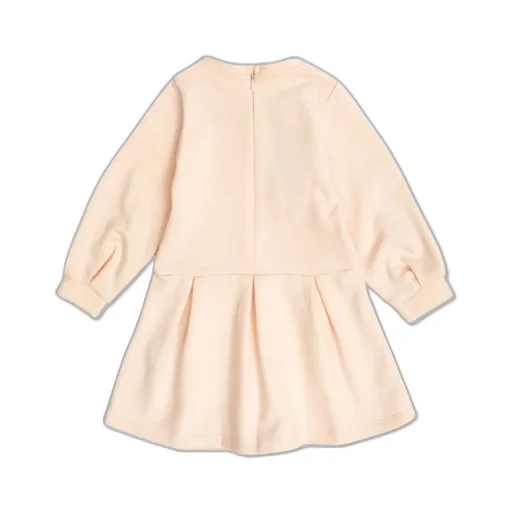 Chloé Kids Logo-Printed Balloon Sleeves Dress