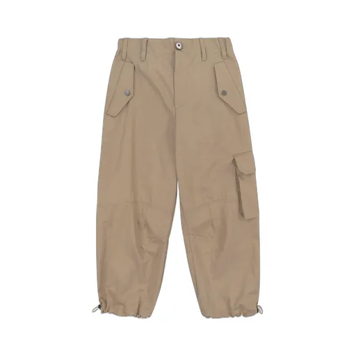 Brunello Cucinelli Kids Mid-Rise Wide-Leg Trousers