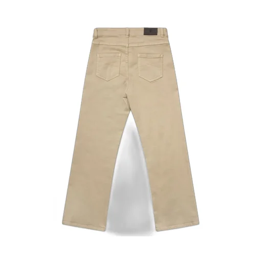 Brunello Cucinelli Kids Dyed Denim Flared Trousers