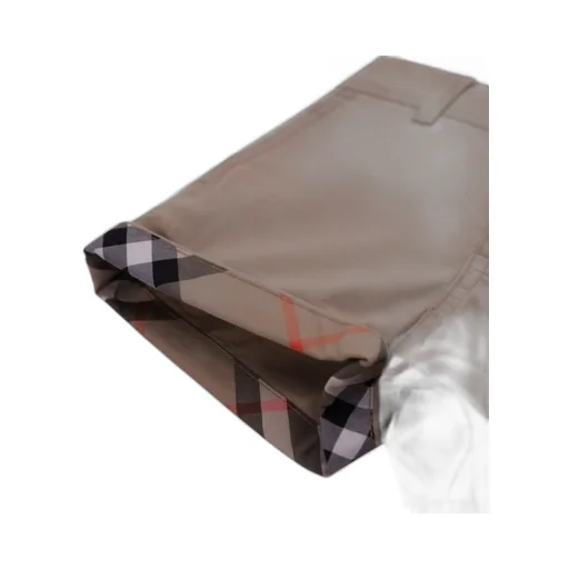 Burberry Kids Check Turn-Up Shorts