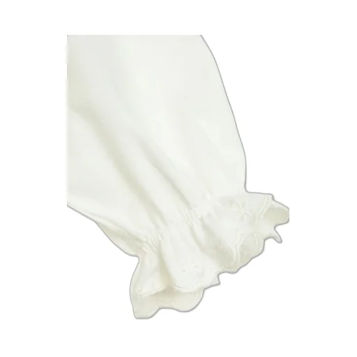 Chloé Kids Ruffled Sleeved Crewneck Blouse