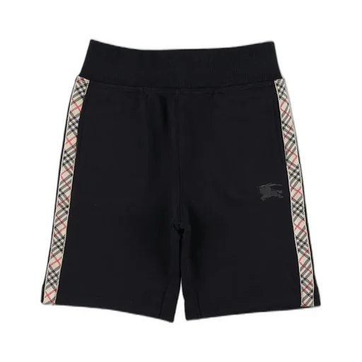 Burberry Kids Bermuda Side Checked Shorts