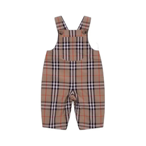 Burberry Kids Checked Logo Embroidered Set