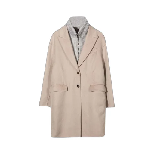 Brunello Cucinelli Kids Layered Button-Up Coat