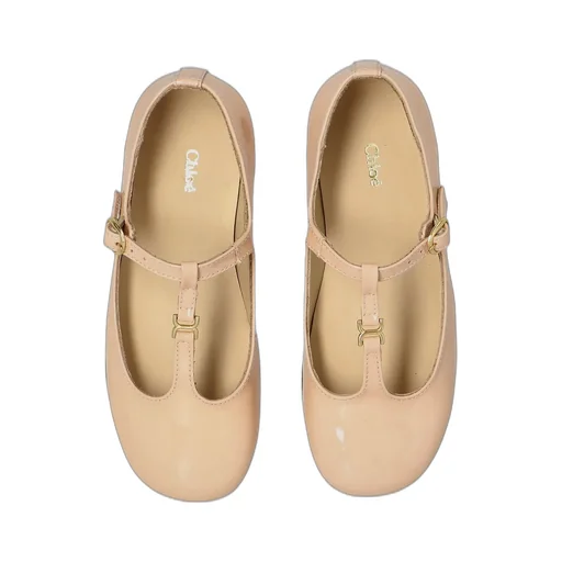 Chloé Kids T-Strap Ballet Flats