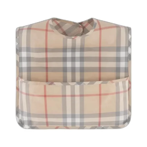Burberry Kids Check-Patterned Crewneck Bib