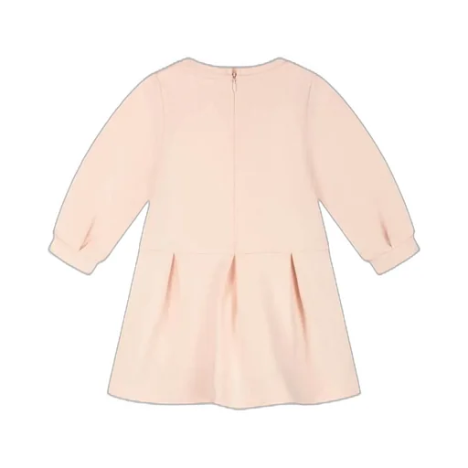 Chloé Kids Logo-Printed Balloon Sleeves Dress