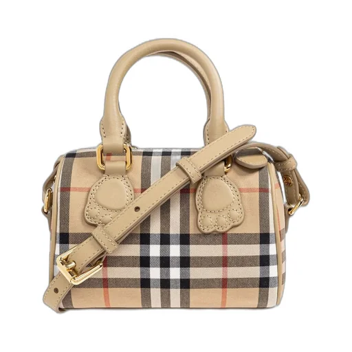 Burberry Kids Mini Check Bowling Bag