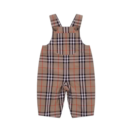 Burberry Kids Checked Logo Embroidered Set