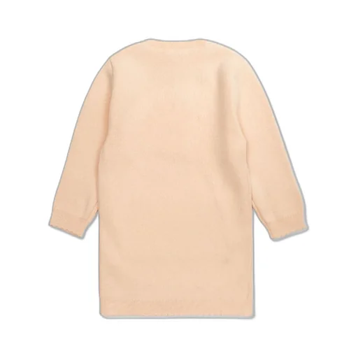 Chloé Kids Long Sleeved Long Intarsia Knit Dress