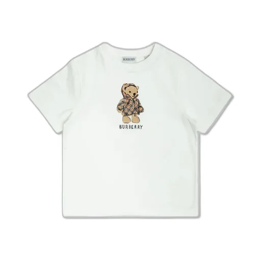 Burberry Kids Bear-Printed Crewneck T-Shirt