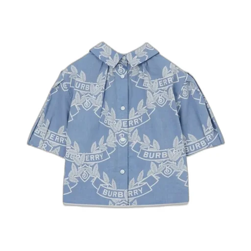 Burberry Puff Sleeves Polo Top Ada