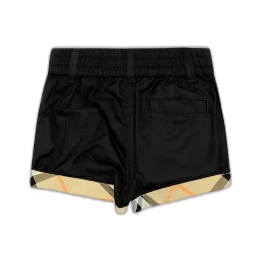 Burberry Kids Check Turn-Up Shorts