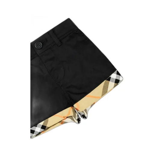Burberry Kids Check Turn-Up Shorts