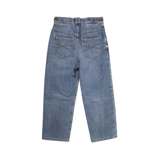 Brunello Cucinelli Kids Straight Leg Jeans