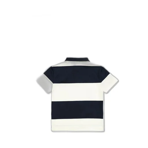Burberry Kids Ekd Checked Striped Polo Shirt