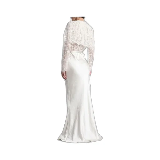 Self-Portrait Laced Cape Maxi Dress
