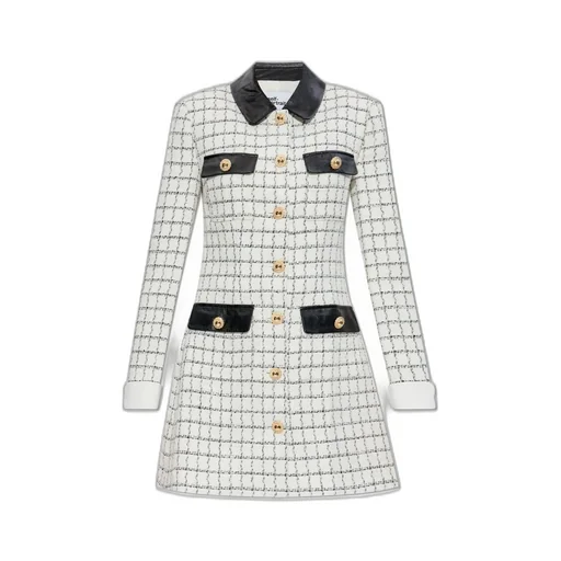 Self-Portrait Tweed Mini Dress