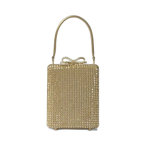Self-Portrait Embellished Top Handle Mini Bag