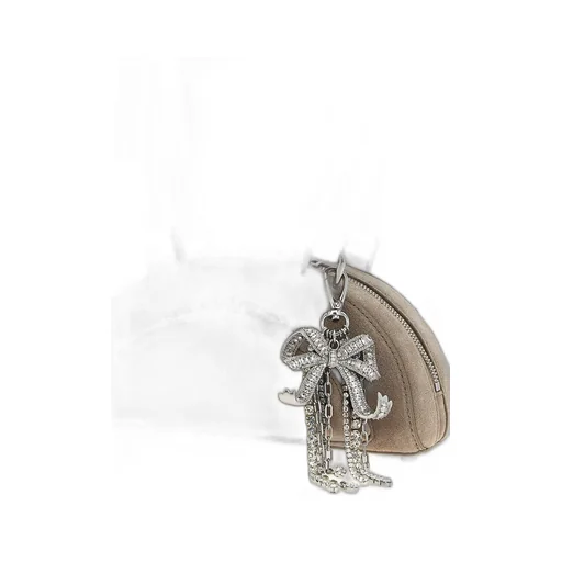 Self-Portrait Mini Bow Charm Embellished Shoulder Bag
