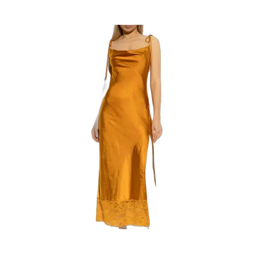 Self-Portrait Spaghetti Strap Midi Dress
