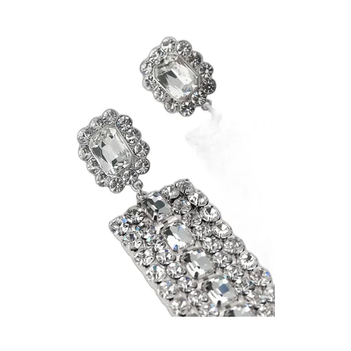 Self-Portrait Embellished Droplet Earrings