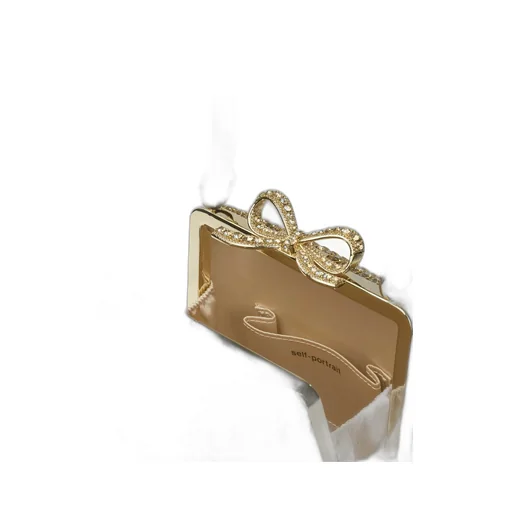 Self-Portrait Embellished Top Handle Mini Bag
