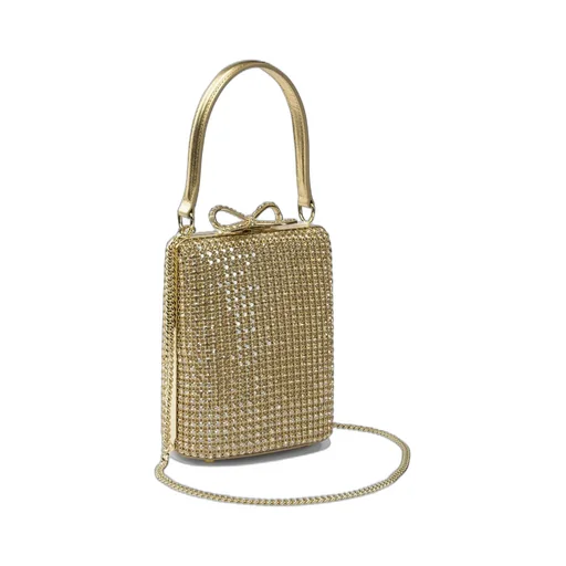 Self-Portrait Embellished Top Handle Mini Bag