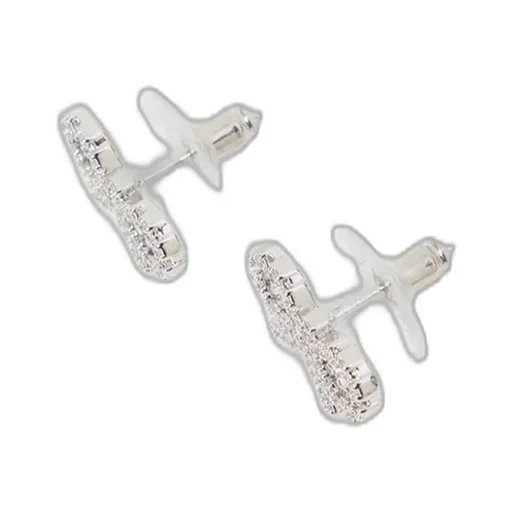 Self-Portrait Micro Bow Embellished Earrings
