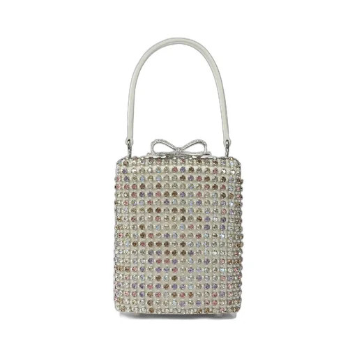Self-Portrait Bow Embellished Mini Hand Bag