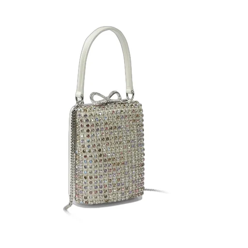 Self-Portrait Bow Embellished Mini Hand Bag