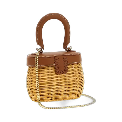 Self-Portrait Bow Basket Bag