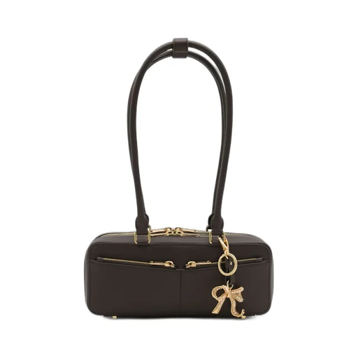 Self-Portrait Leather Baguette Shoulder Bag