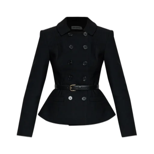 Self-Portrait Double Breasted Belted Blazer Flared Trousers Jumpsuit