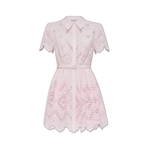 Self-Portrait Broderie Mini Dress