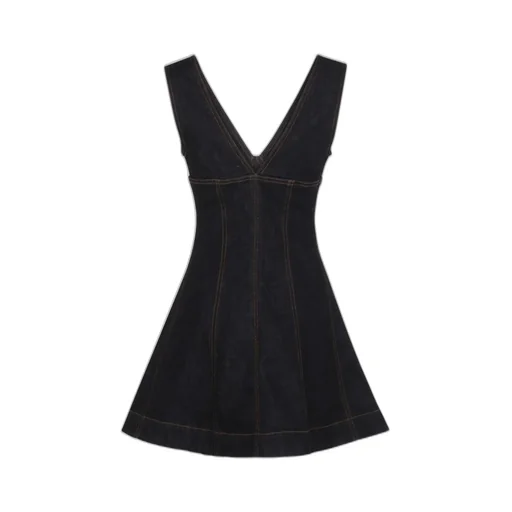 Self-Portrait Denim Mini Dress