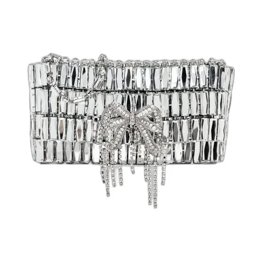 Self-Portrait Embellished Bow Mini Shoulder Bag