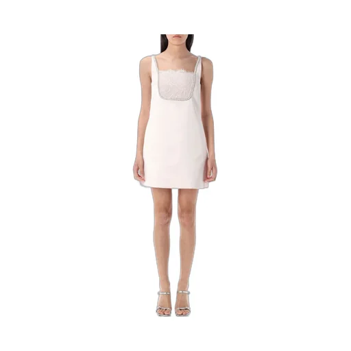 Self-Portrait Satin Mini Dress