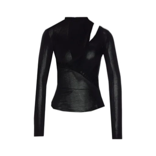 Self-Portrait Cut Out Knit Top
