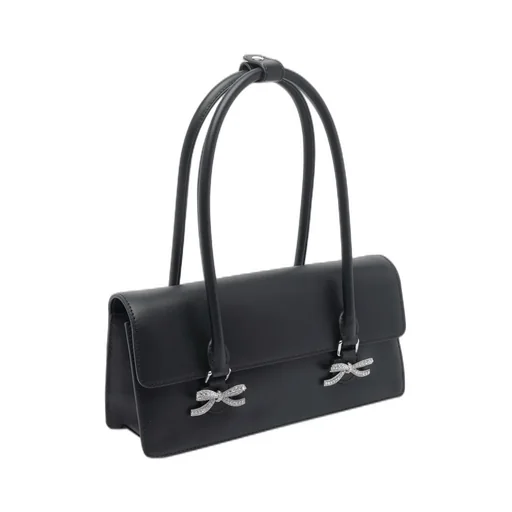 Self-Portrait Bow Embellished Shoulder Bag